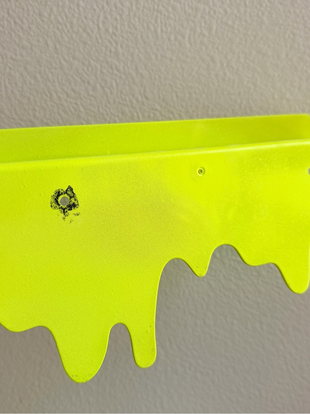 Neon Green Drip Wall Shelves - Set of 2 - Picture 8 of 10